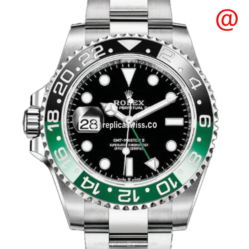 GMT-MASTER II Rolex Replica - Automatic - Black Dial, Steel Case - Luxury Replica GMT-MASTER II Watch