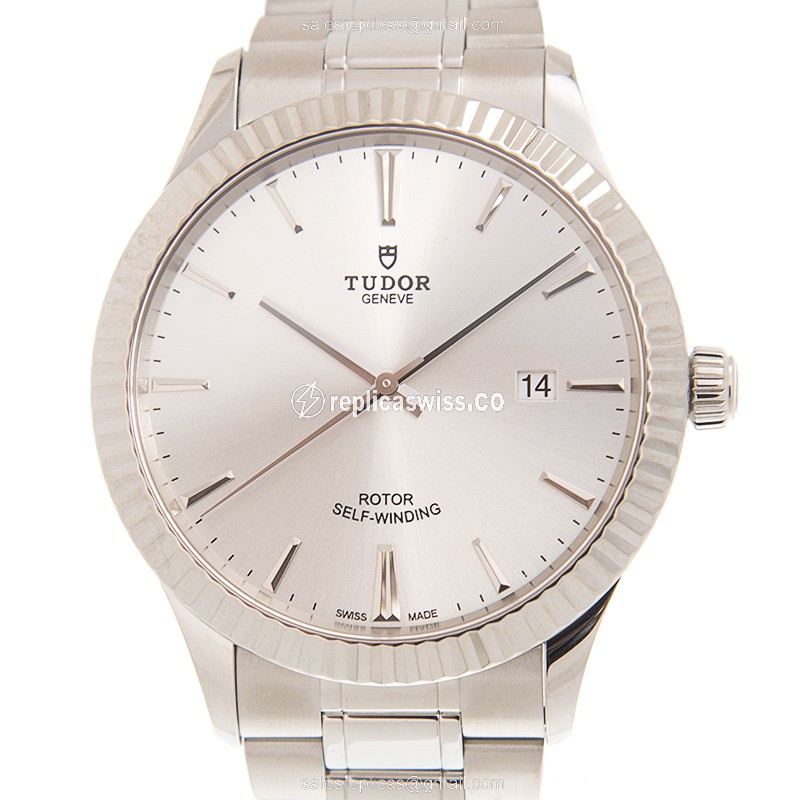 Tudor 12710-65070-SV Automatic Steel Case Silver Dial Clasp Silver Strap - Luxury Replica STYLE Watch