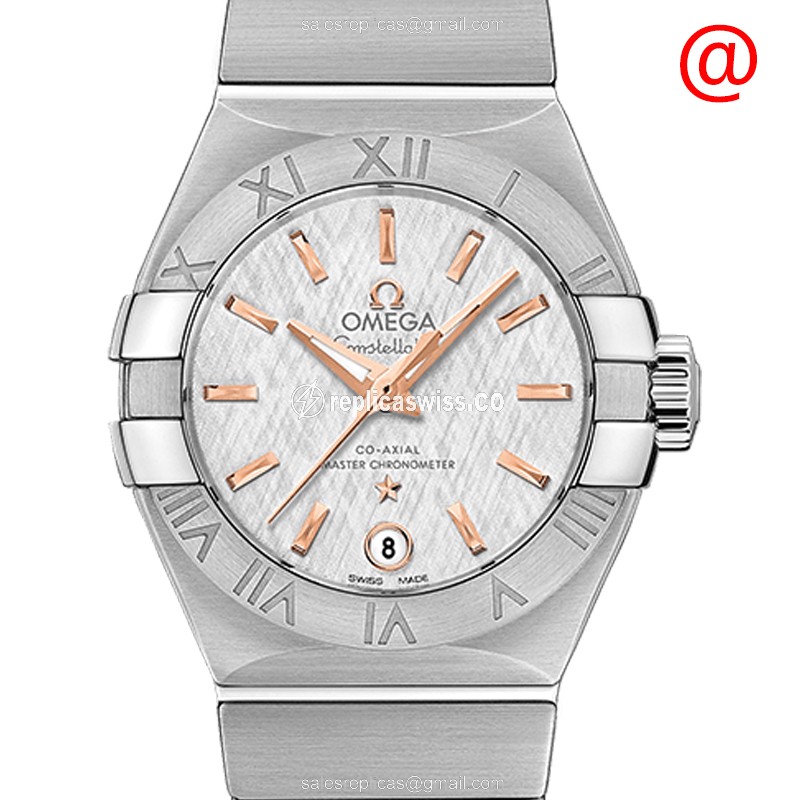 Omega Constellation 127.10.27.20.02.001 - Automatic - Stainless Steel Case - Silver Dial - Luxury Replica CONSTELLATION Watch