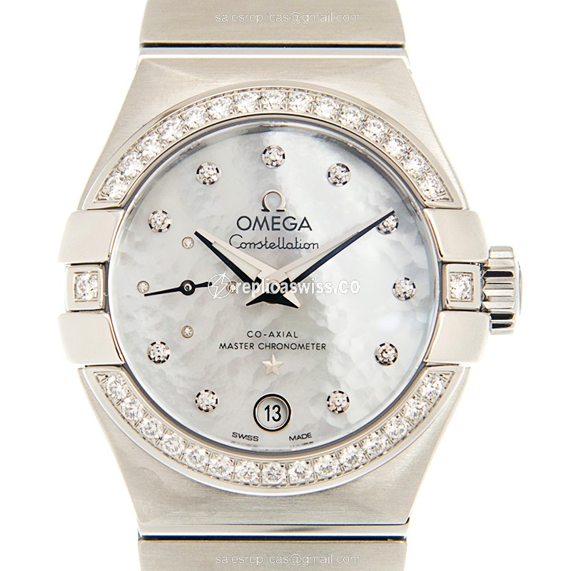 Omega Constellation Replica - Automatic - Steel - White Dial