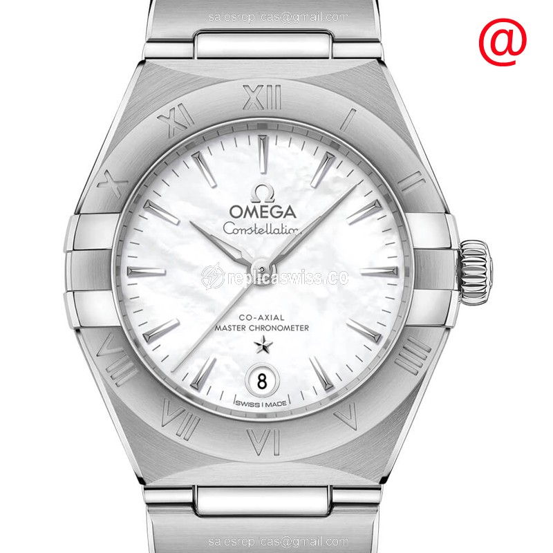 Omega Constellation Replica - Automatic - Stainless Steel - White Dial - Silver Clasp - Luxury Replica CONSTELLATION Watch