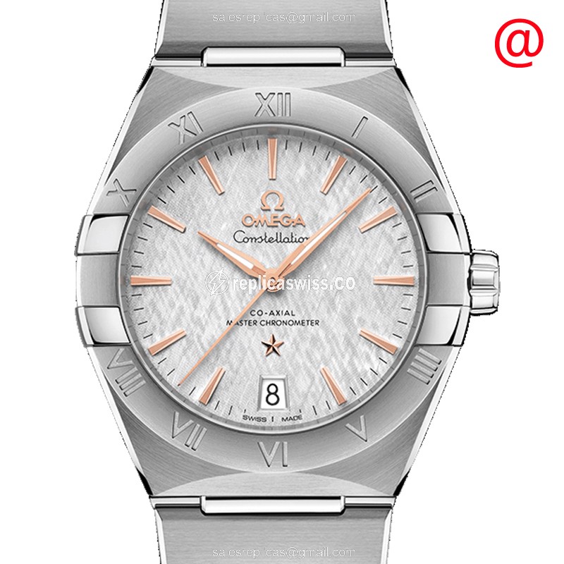 Omega Constellation Replica - Automatic - Steel Case - Gray Dial on Silver Strap