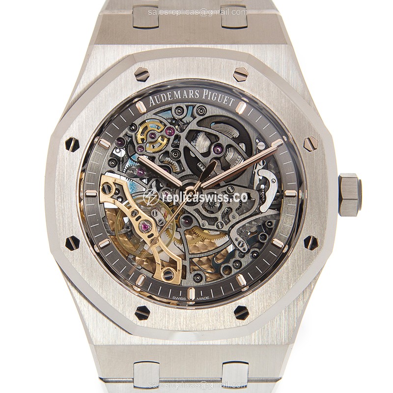 Audemars Piguet ROYAL OAK Replica - Automatic - Steel Case - Silver Dial - Steel Band