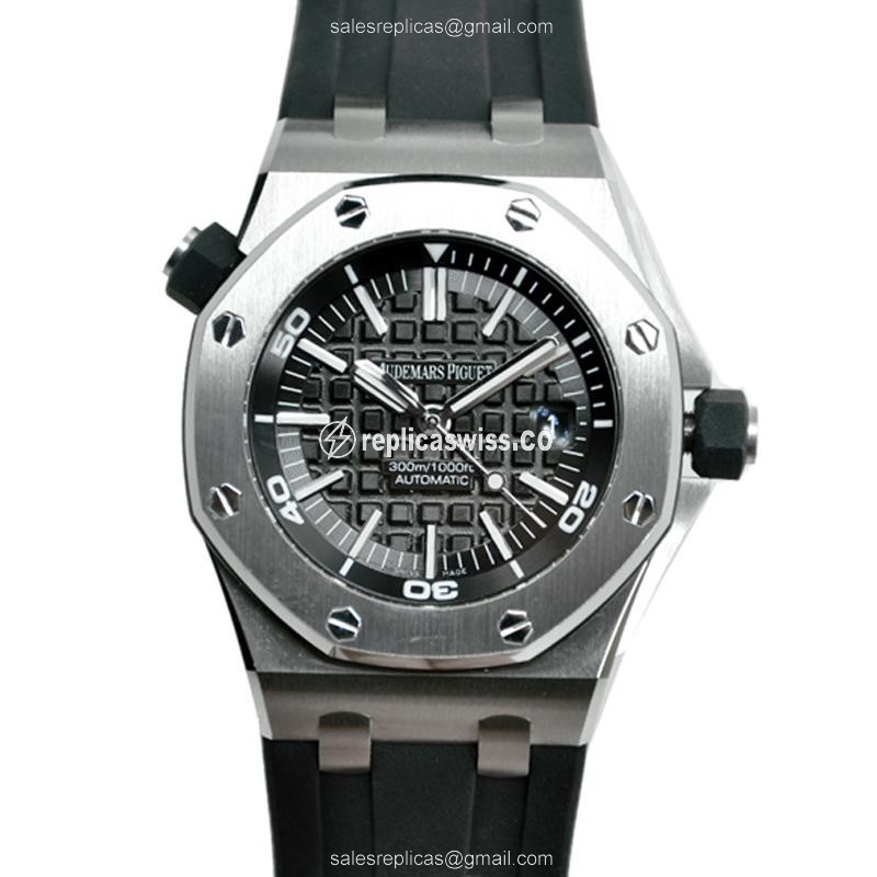 Audemars Piguet Royal Oak Offshore Replica - Automatic - Black Dial - Steel Case - Rubber Strap - Luxury Replica ROYAL OAK OFFSHORE Watch