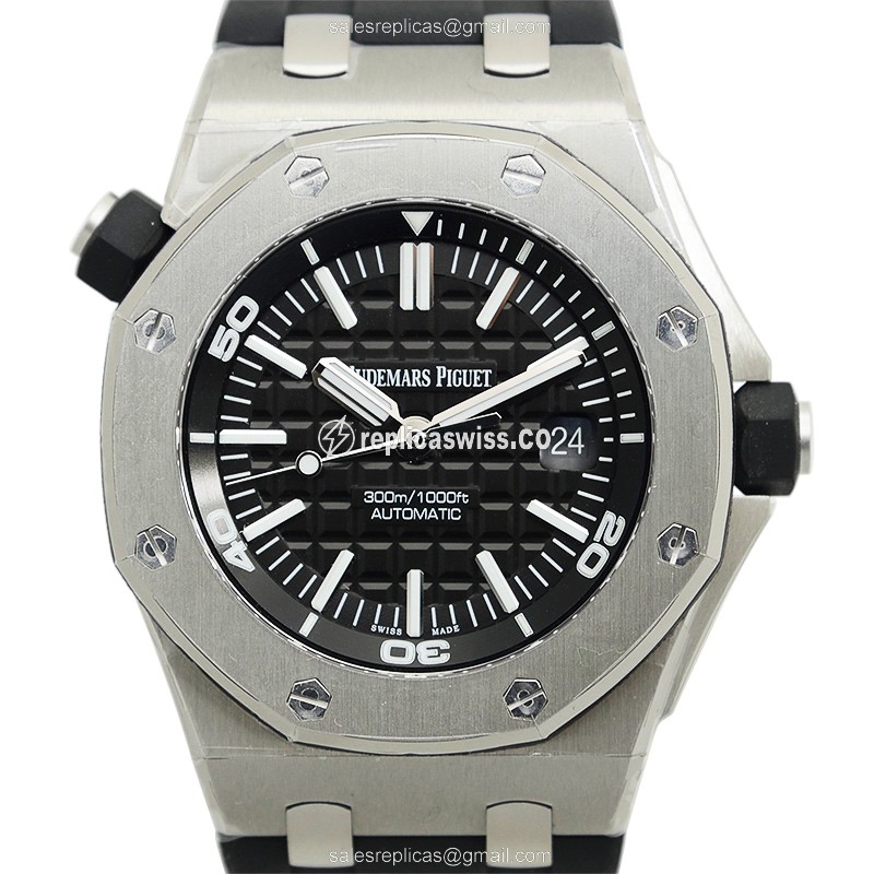 Audemars Piguet Royal Oak Offshore - Automatic - Black Dial - Rubber Strap - Buckle Clasp - Luxury Replica ROYAL OAK OFFSHORE Watch