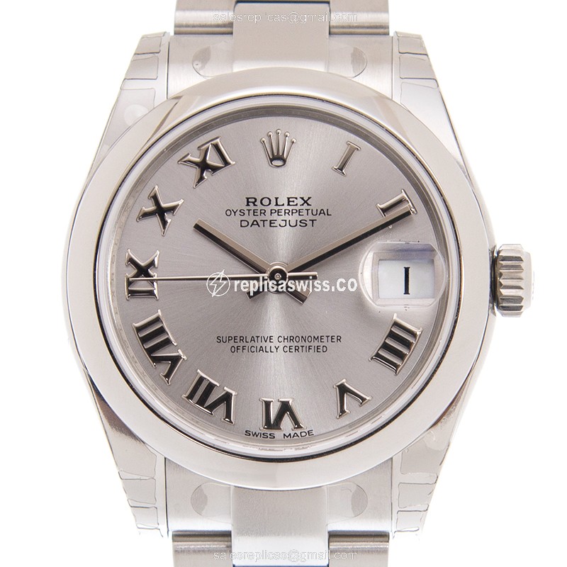 Rolex Lady Datejust Replica - Automatic - Stainless Steel - Silver Dial - Sapphire Crystal - Luxury Replica LADY DATEJUST Watch