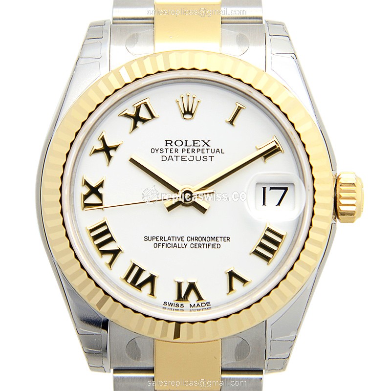 Rolex 178273WTRN_O LADY DATEJUST Automatic 18kt Gold & Steel - Luxury Replica LADY DATEJUST Watch