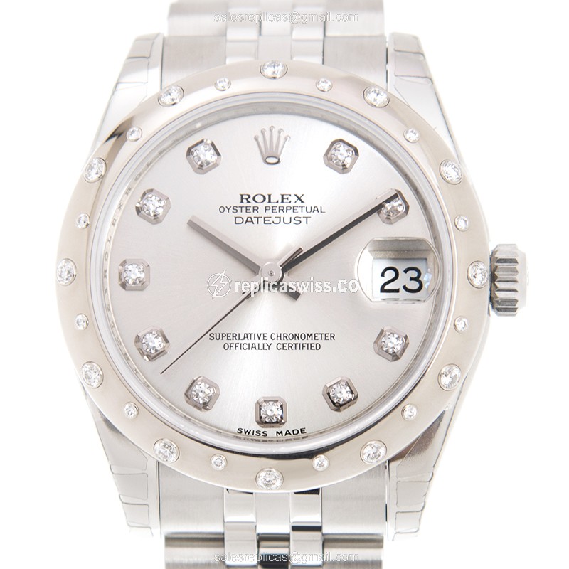 Rolex 178344-0060 LADY DATEJUST Automatic 18kt White Gold & Steel