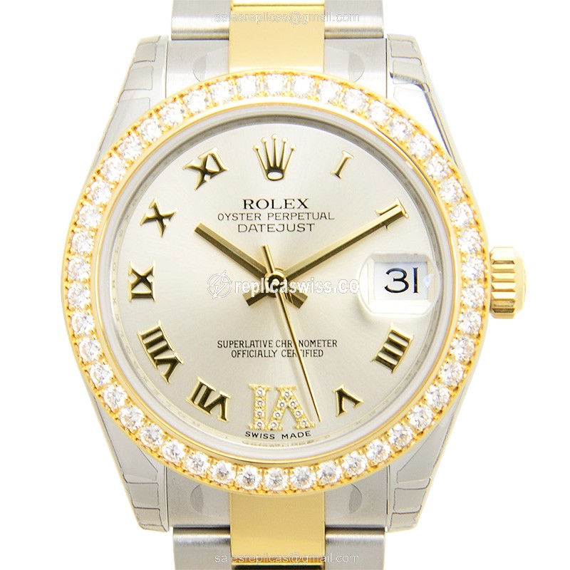 Rolex Datejust Lady Replica - Automatic | Silver Dial | Silver Clasp