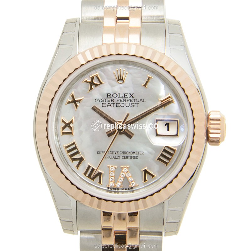 Rolex 179171NRWTVIDIA LADY DATEJUST Automatic 18kt Rose Gold & Steel