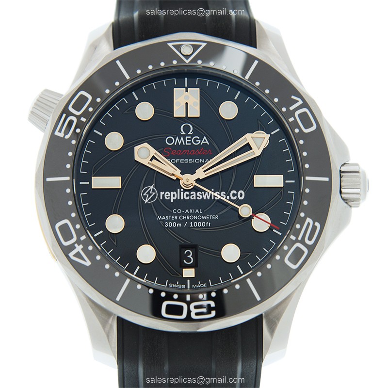 Omega Seamaster Replica - Automatic - Steel - Black Dial
