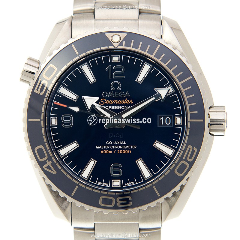 Omega Seamaster Replica Watch Blue Dial Steel - Luxury Replica SEAMASTER Watch