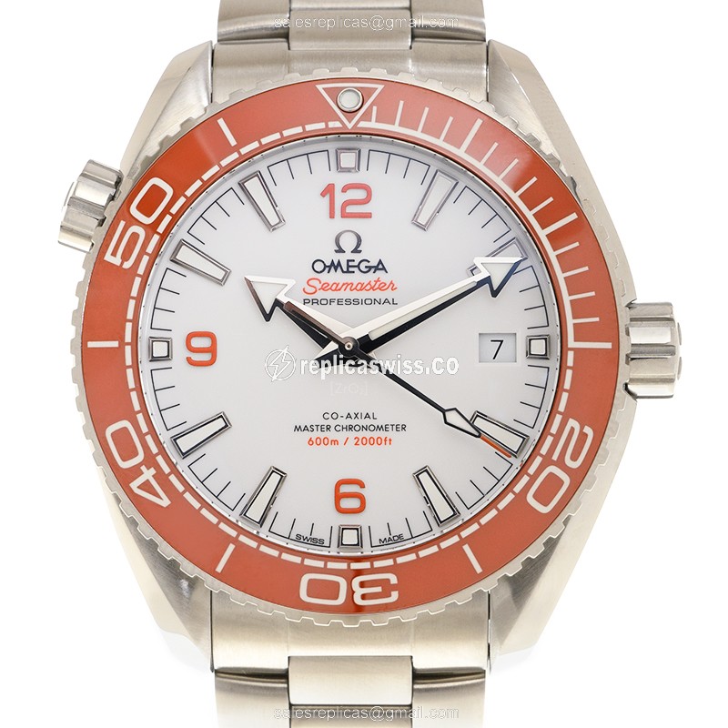 Omega Seamaster Replica - Automatic - White Dial - Steel Case - Silver Clasp
