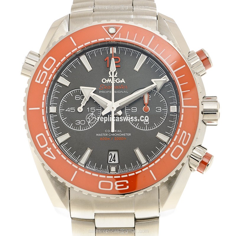 Omega Seamaster Replica - Automatic - Steel Case - Gray Dial - Silver Steel Band