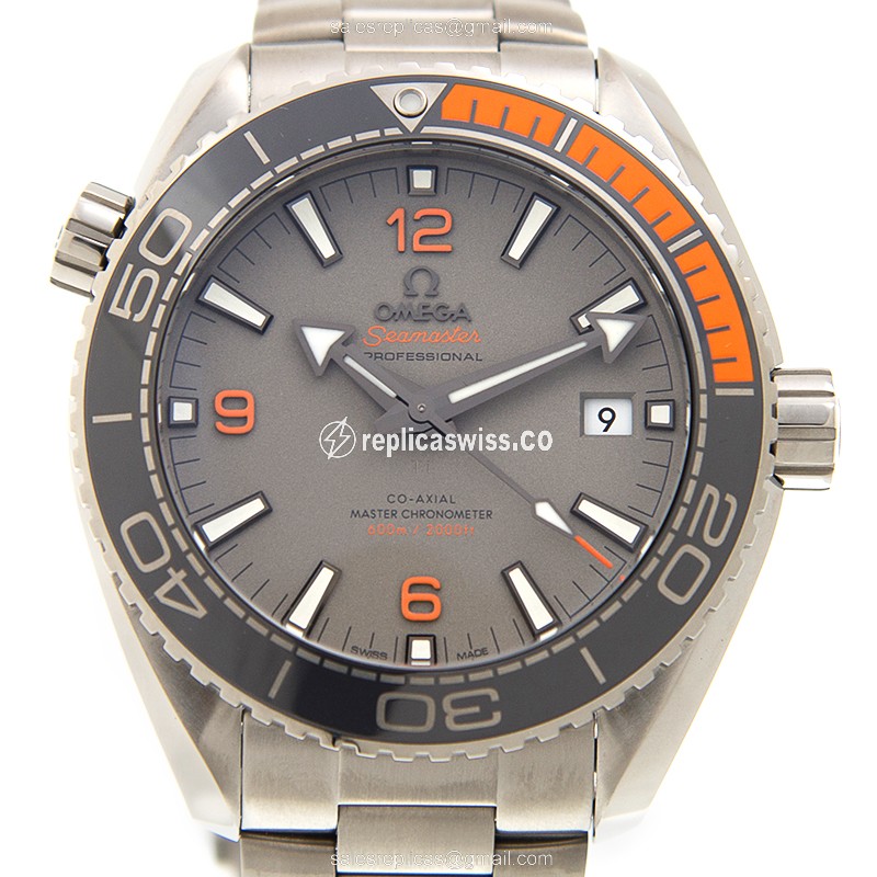 Omega Seamaster Replica - Automatic - Titanium Case - Gray Dial