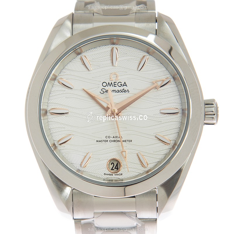Omega Seamaster Replica - Automatic - Stainless Steel Case - Silver Dial - Steel Band - Luxury Replica SEAMASTER Watch
