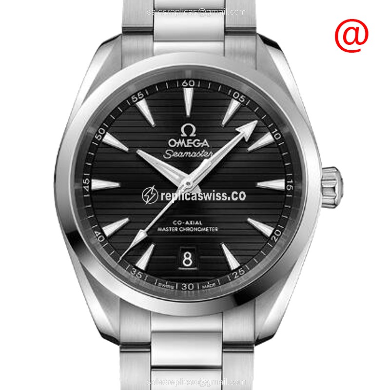 Omega Seamaster Automatic Replica - Black Dial - Steel Case & Strap - Luxury Replica SEAMASTER Watch