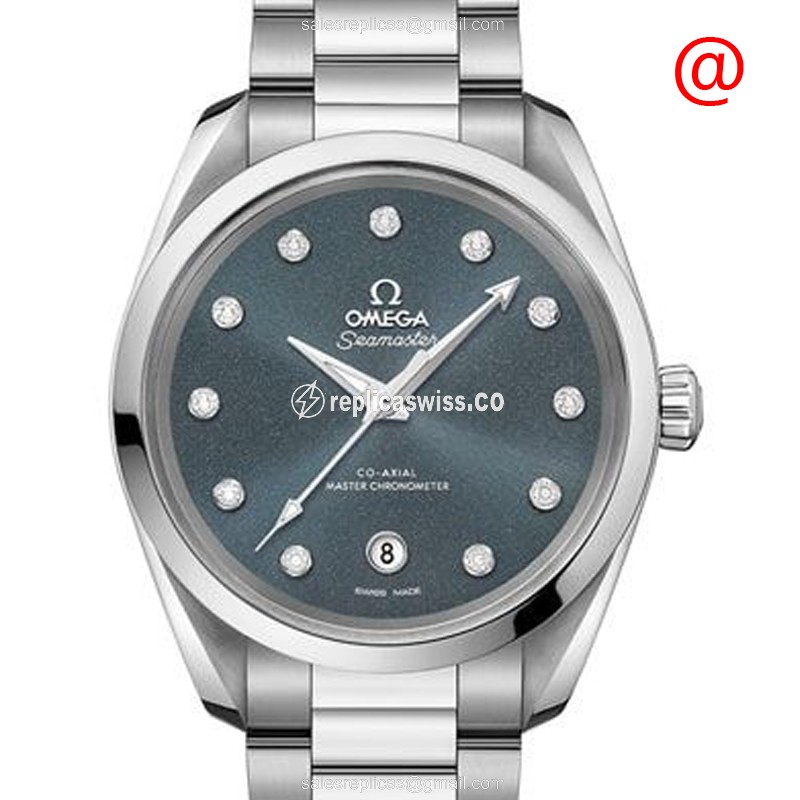 Omega Seamaster Replica - Automatic - Steel Case - Blue Dial - Silver Steel Strap