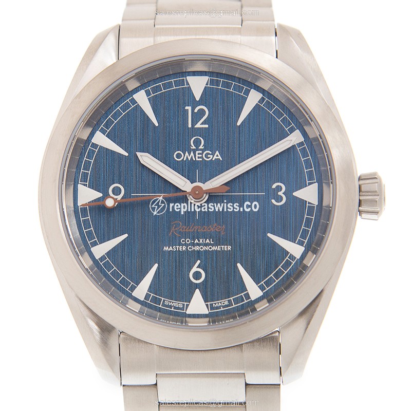 Omega Seamaster Replica - Automatic - Steel - Blue Dial - Silver Steel Clasp - Luxury Replica SEAMASTER Watch