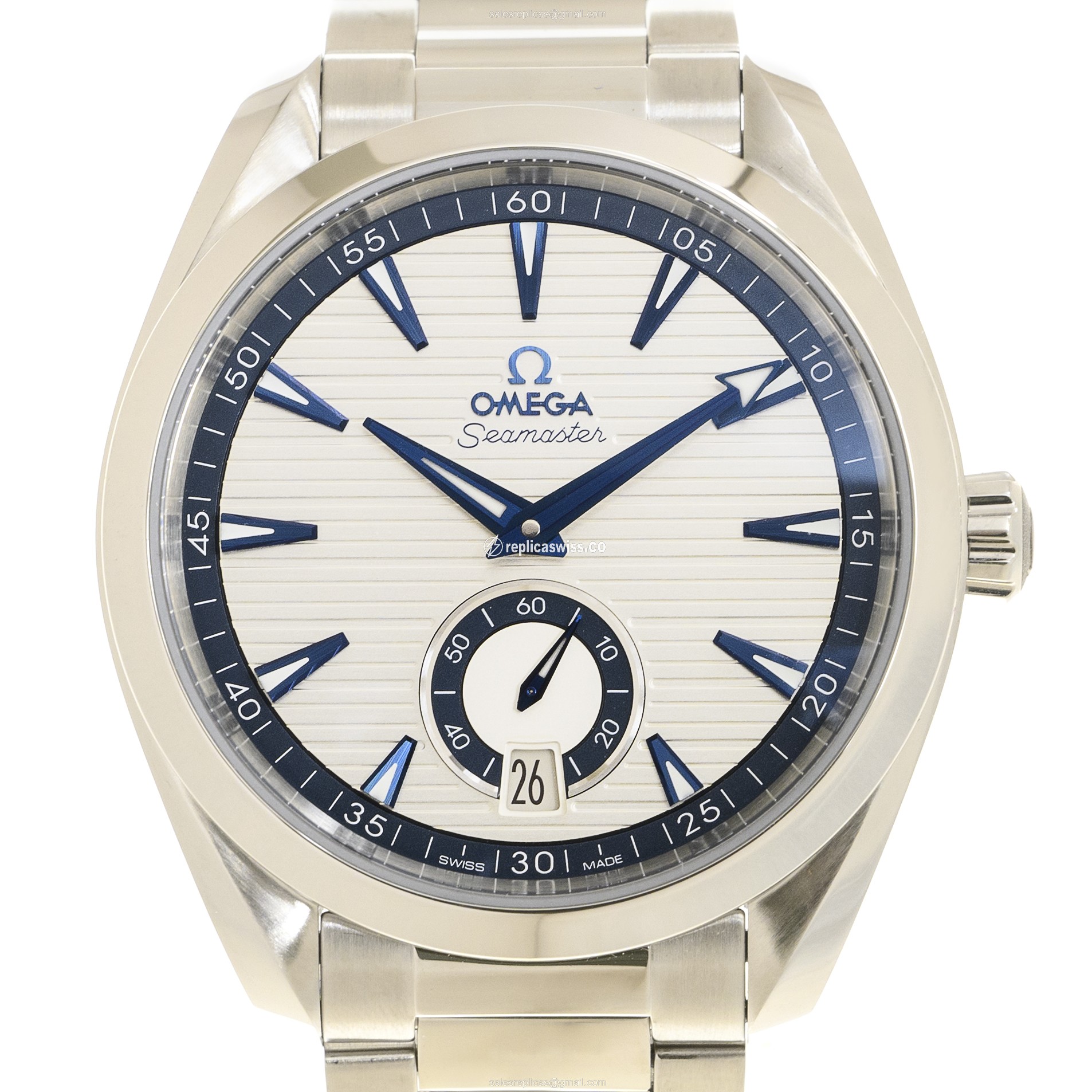 Omega Seamaster Replica - Automatic - Stainless Steel - Silver Dial - Steel Clasp