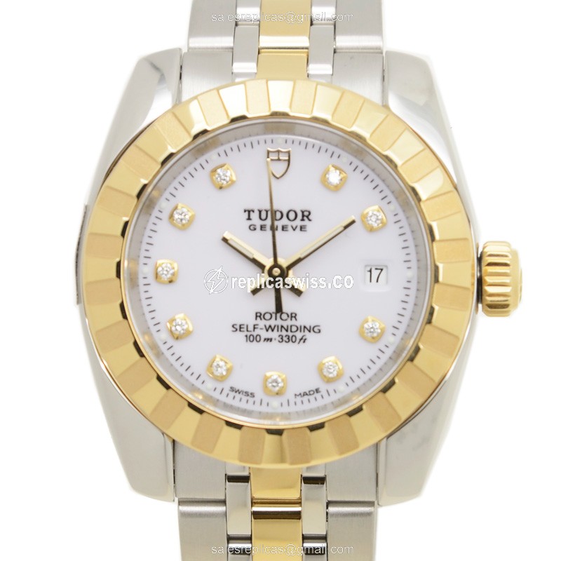 Automatic Tudor Classique Replica Watch - Steel - White Dial