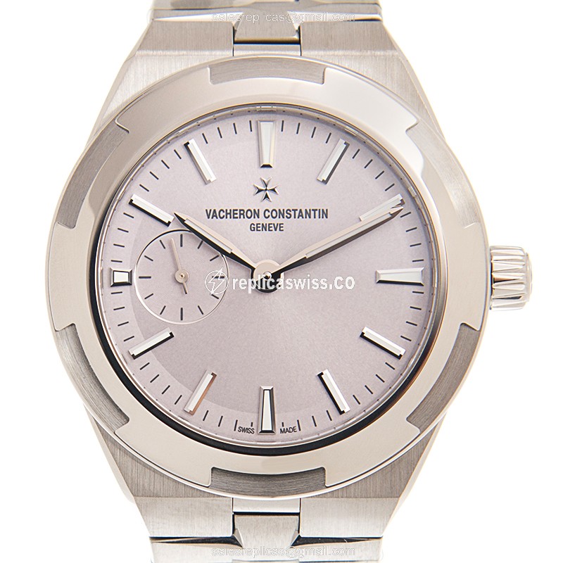 Vacheron Constantin 2300V/100A-B078 OVERSEAS - Automatic - Steel Case - Silver Dial - Steel Band - Luxury Replica OVERSEAS Watch