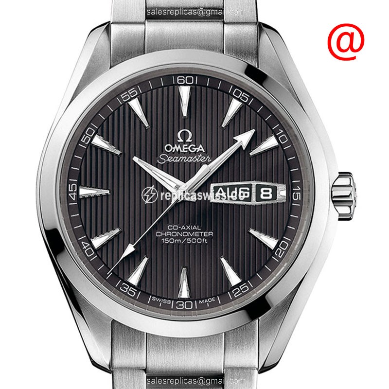 Replica Watch - Omega Seamaster - Automatic - Steel - Gray - Luxury Replica SEAMASTER Watch