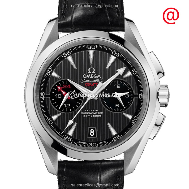 Omega Seamaster SEAMASTER Automatic | Steel Case | Gray Dial | Black Leather Strap