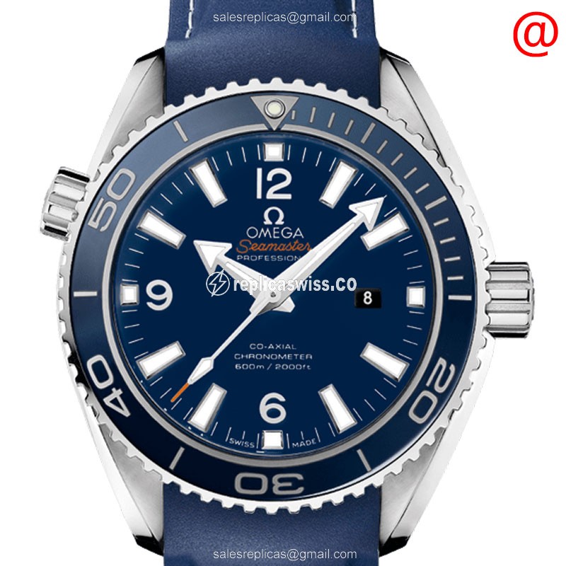 Omega Seamaster Titanium Ceramic - Automatic - Blue Dial - Rubber Blue Strap