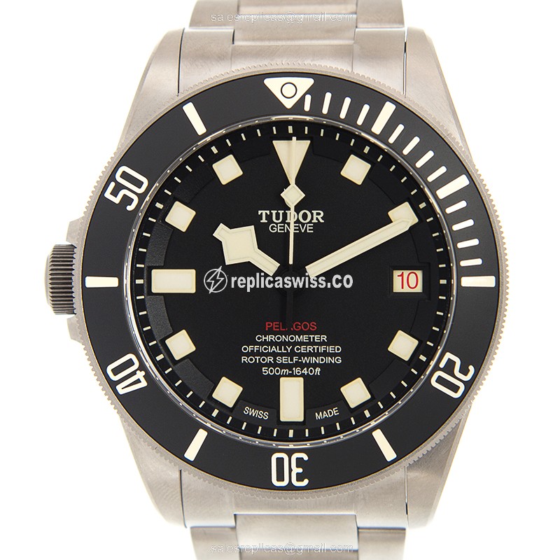 Tudor Pelagos Replica - Automatic - Titanium - Black Dial - Luxury Replica PELAGOS Watch
