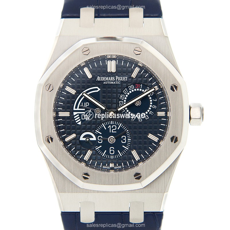 Automatic ROYAL OAK Replica - Audemars Piguet - Blue Steel Case - Blue Rubber Strap - Clasp - Luxury Audemars Piguet Replica Watch
