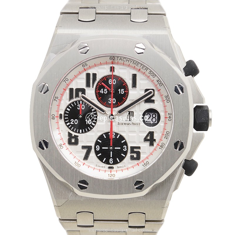 Automatic Audemars Piguet ROYAL OAK - Steel Case - Silver Dial - Silver Strap - Clasp