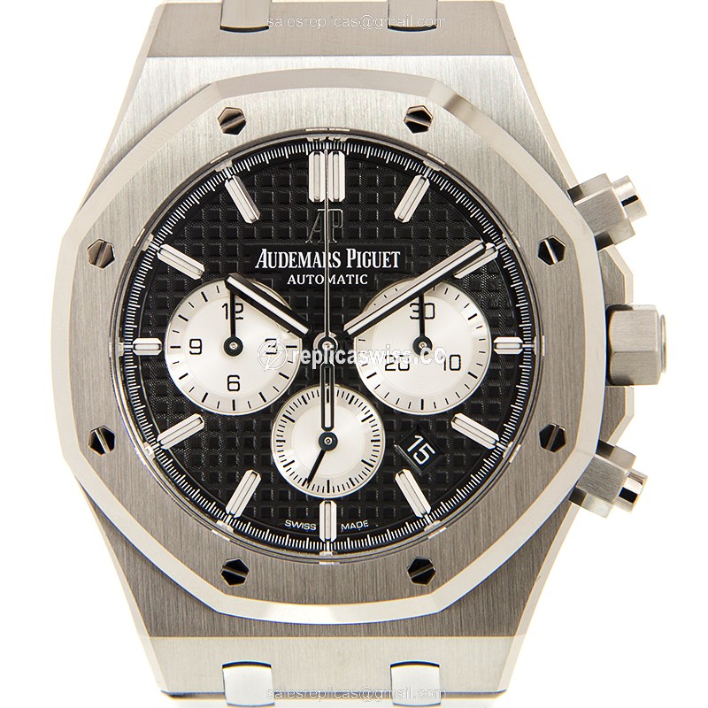 Audemars Piguet 26331ST.OO.1220ST.02 - Automatic - Black Dial - Steel Case - Silver Strap - Luxury Audemars Piguet Watch