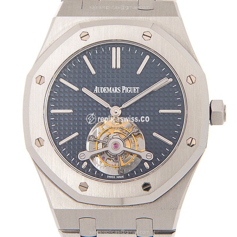 Audemars Piguet Royal Oak Replica - Automatic - Blue Dial - Steel Case - Silver Steel Strap - Clasp