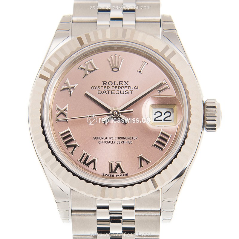 Rolex Datejust Replica - 279174-0017 - Automatic - Pink Gold - Steel Case - Luxury Replica LADY DATEJUST Watch