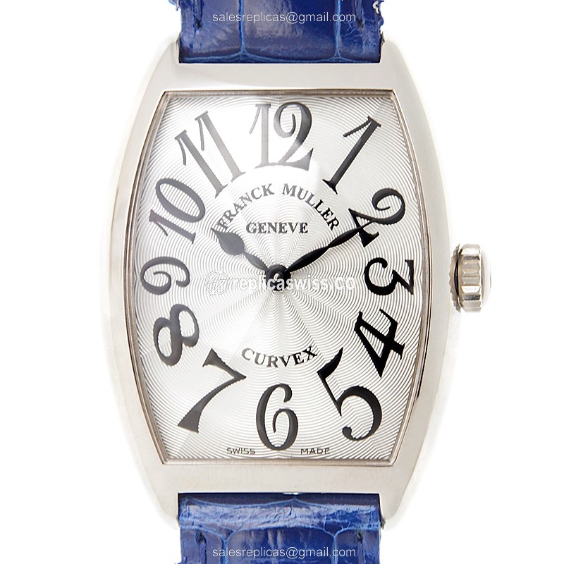 Franck Muller 2852 QZ (OG) CINTREE CURVEX Quartz 18kt White Gold