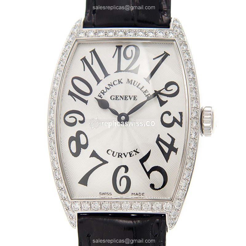 Franck Muller 2852 QZ D 1R (AC) CINTREE CURVEX Quartz Stainless Steel - Luxury Replica CINTREE CURVEX Watch