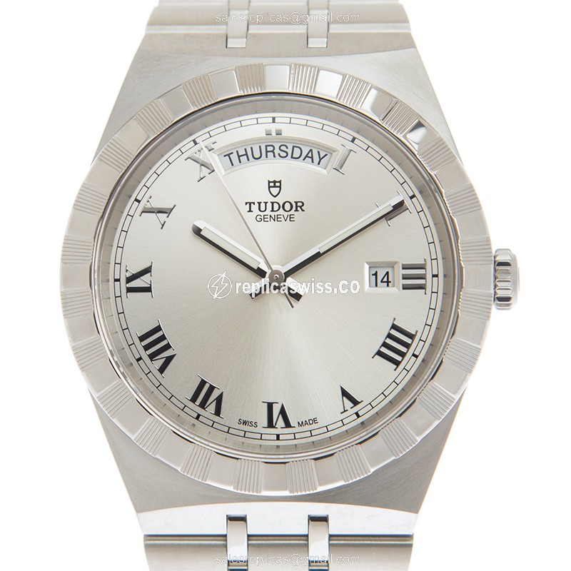 Tudor Royal Replica - Automatic Watch - Steel - Silver Dial - Luxury Replica TUDOR ROYAL Watch