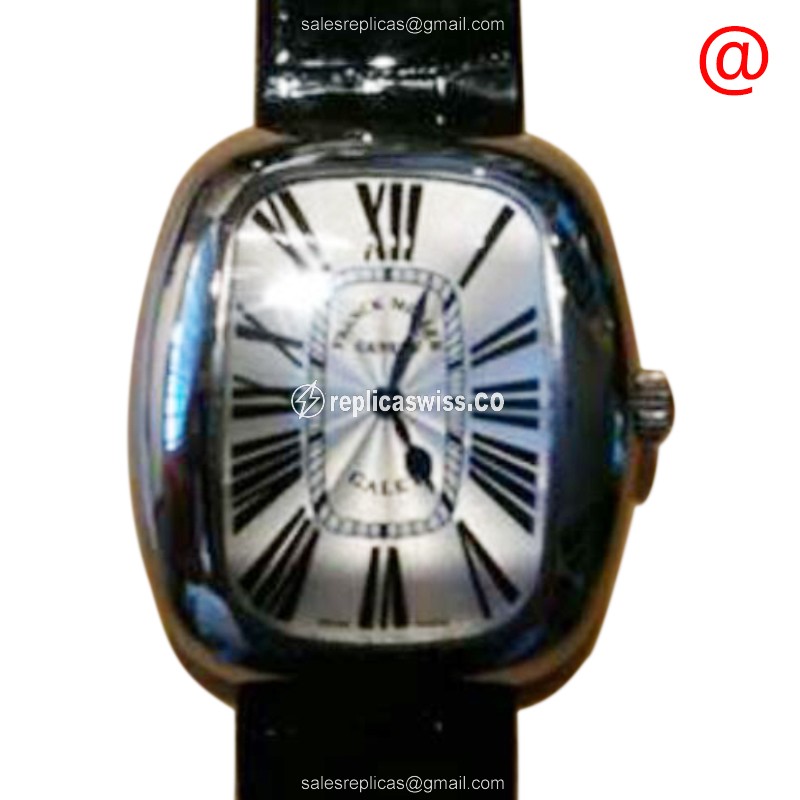 Franck Muller Galet Replica - Quartz - Steel - Silver Dial - Luxury Replica GALET Watch