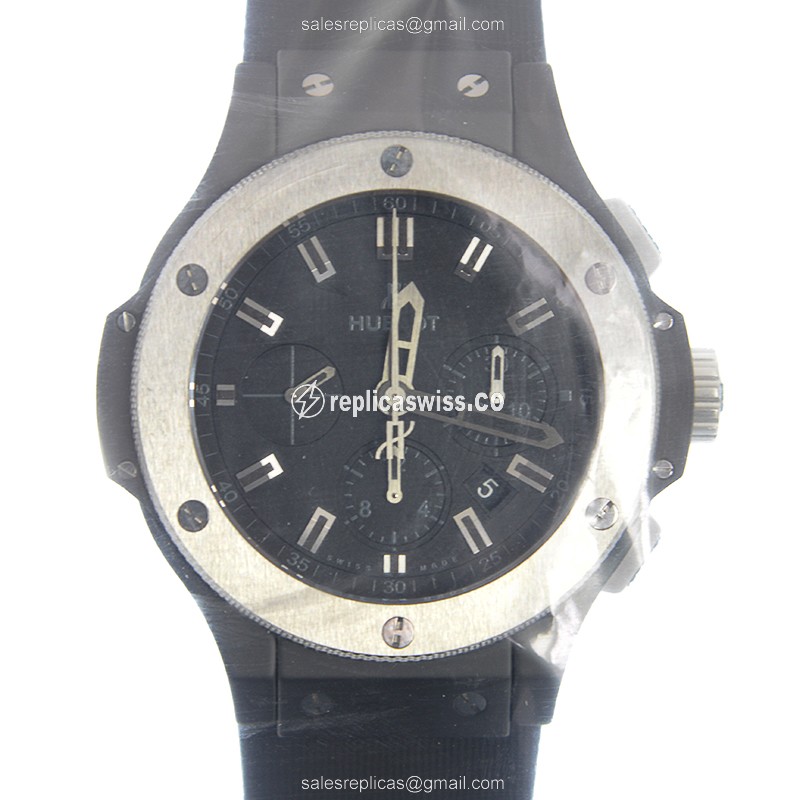 Hublot Big Bang Replica - Quartz - Ceramic - Black