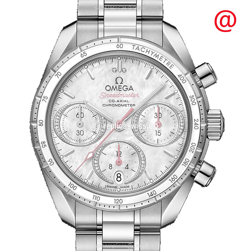 Omega Speedmaster Replica - Automatic - Stainless Steel - White Dial - Silver Clasp - Luxury Replica SPEEDMASTER Watch