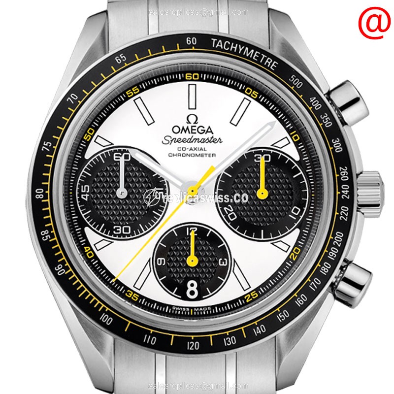Omega Speedmaster Replica - Automatic - Stainless Steel - White Dial, Silver Clasp