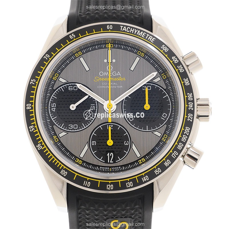 Omega Speedmaster Replica - Automatic - Stainless Steel - Black Dial - Rubber Strap - Luxury Replica SPEEDMASTER Watch