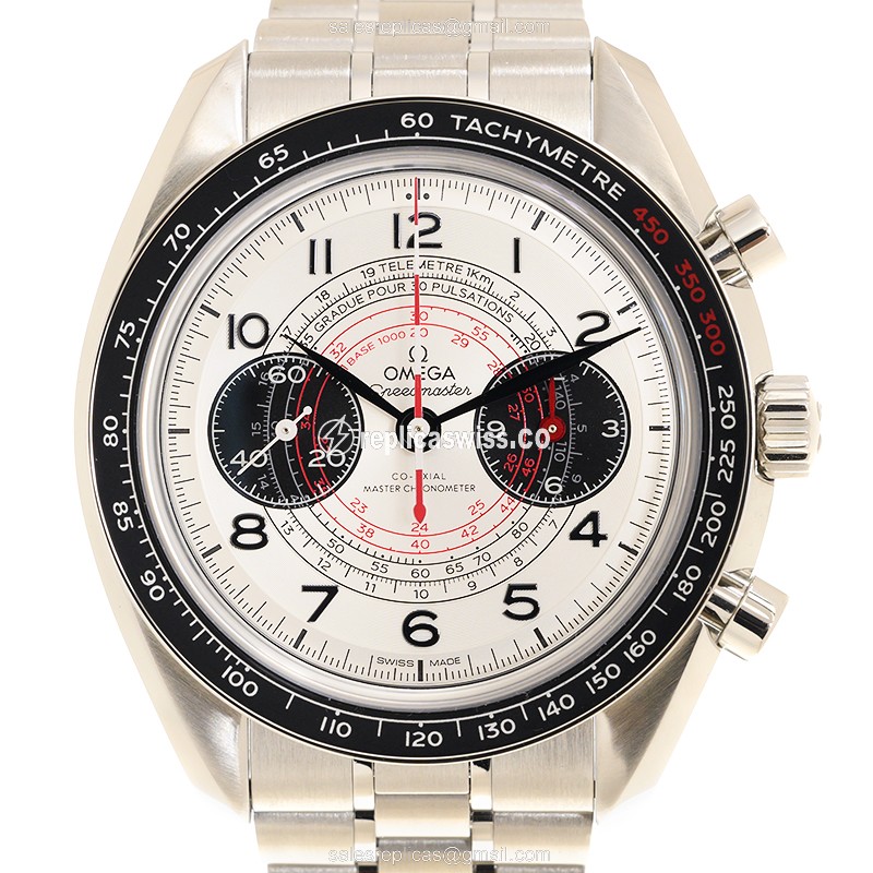 Omega 329.30.43.51.02.002 Manual - Stainless Steel Case - Silver Dial - Steel Strap - Luxury Omega Watch