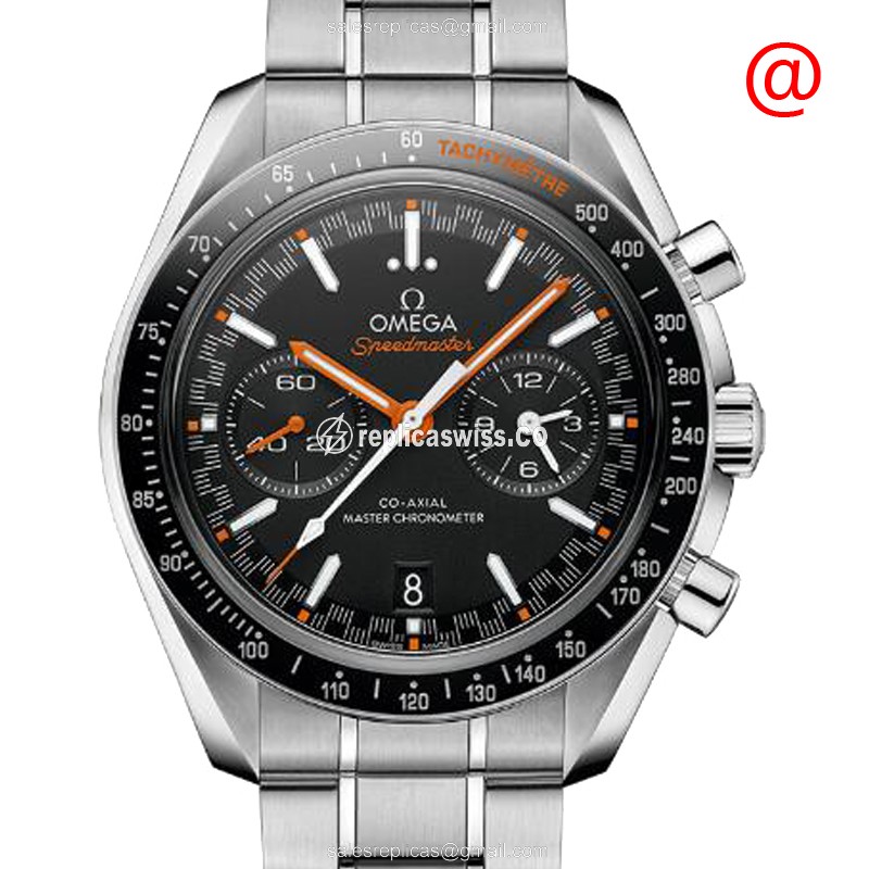 Omega Speedmaster Replica - Automatic | Steel Case | Black Dial | Silver Clasp