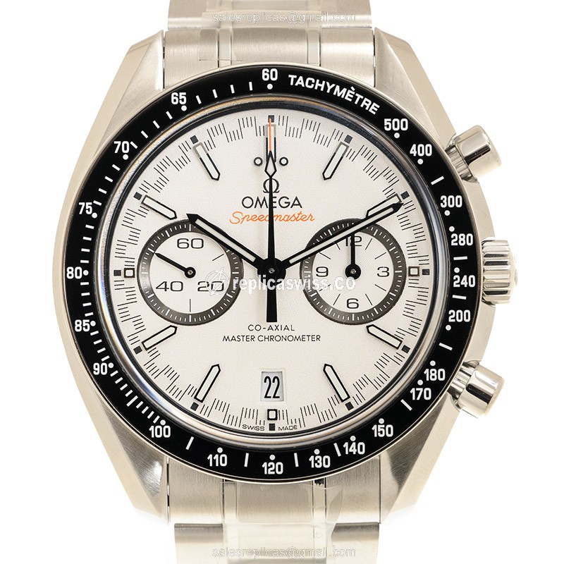 Omega SPEEDMASTER 329.30.44.51.04.001 Replica - Automatic - Steel - White Dial - Silver Steel Strap - Luxury Replica SPEEDMASTER Watch