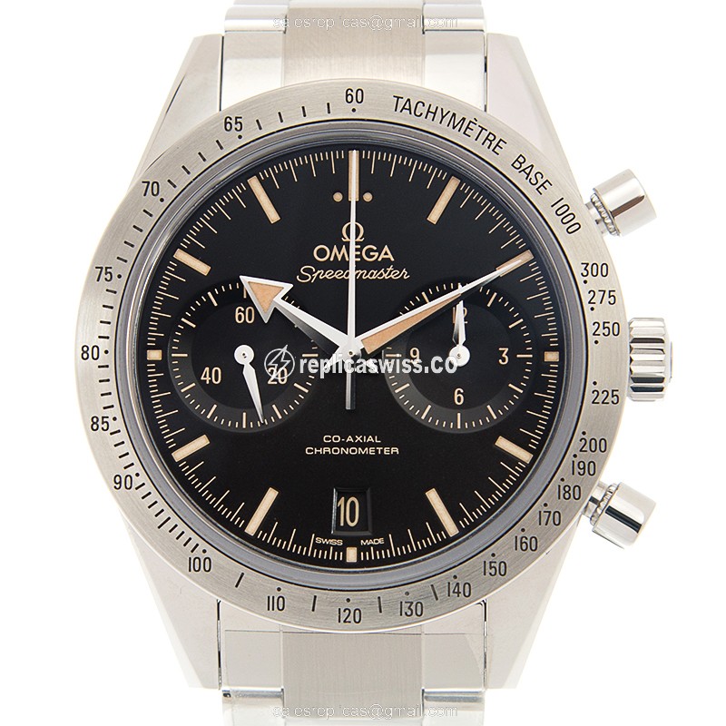 Omega Speedmaster Replica - Automatic - Stainless Steel - Black Dial - Silver Clasp - Luxury Replica SPEEDMASTER Watch