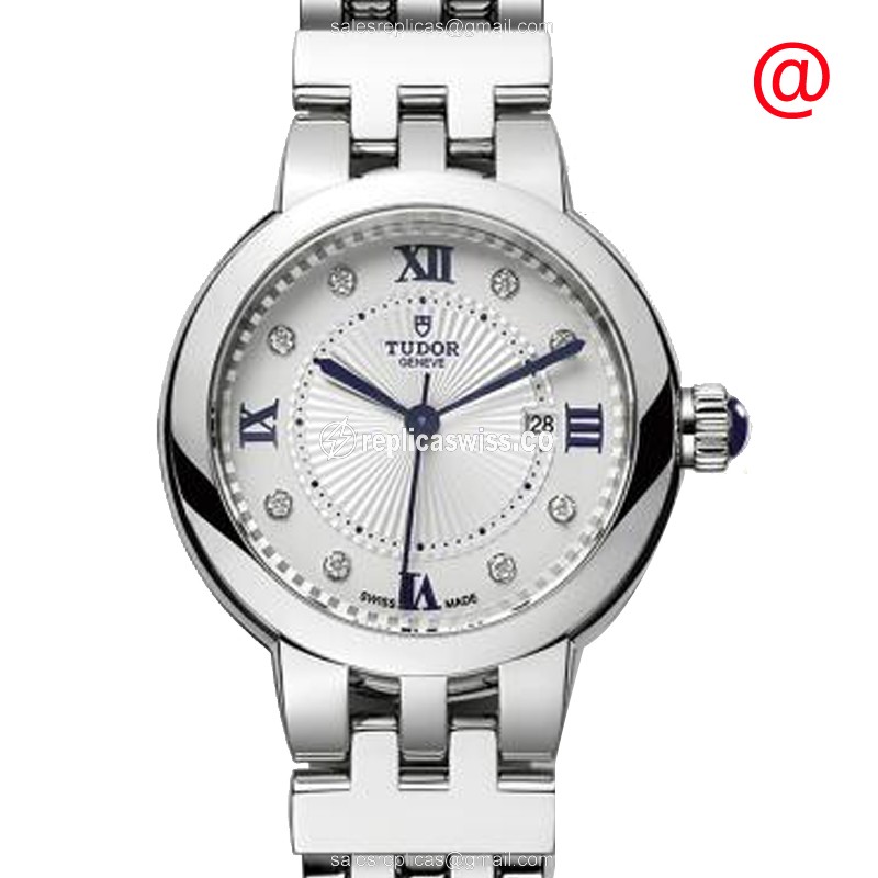 Tudor Clair de Rose Replica Watch - Steel - White Dial