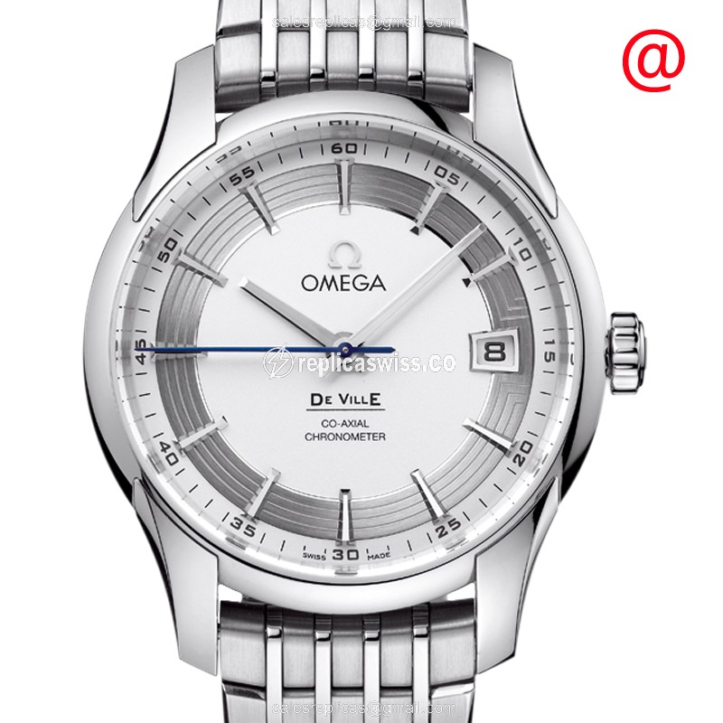Omega DE VILLE Replica - Automatic - Stainless Steel - Silver Dial - Steel Strap - Luxury Replica DE VILLE Watch