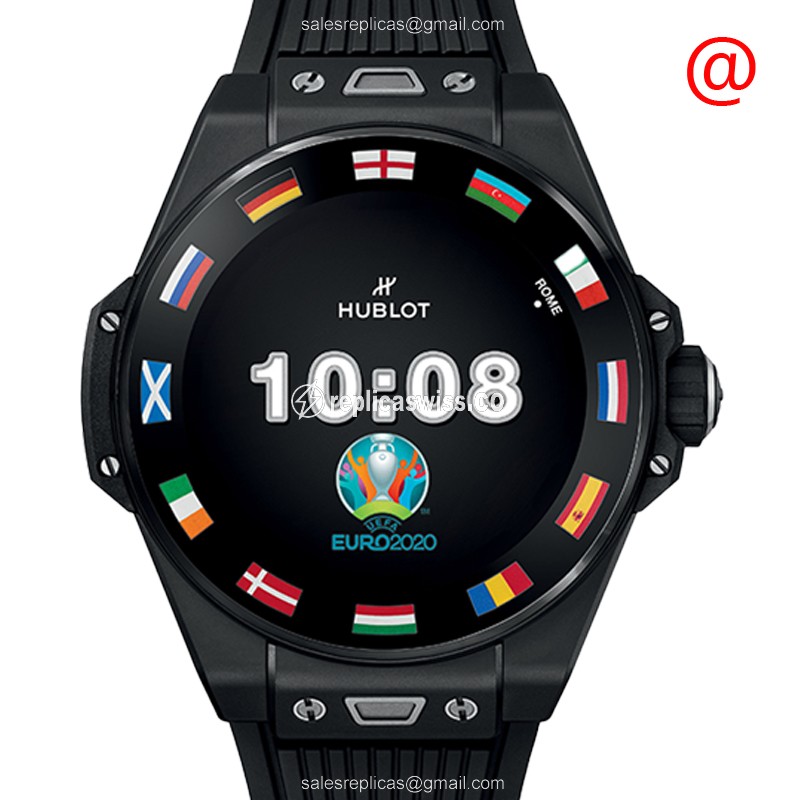 Hublot BIG BANG Replica - Intelligent - Titanium Case - Black Dial - Rubber Strap - Buckle Clasp - Luxury Replica BIG BANG Watch